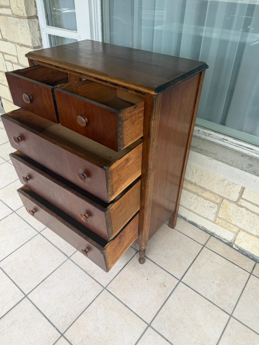 Antique Wooden Dresser - photo 4