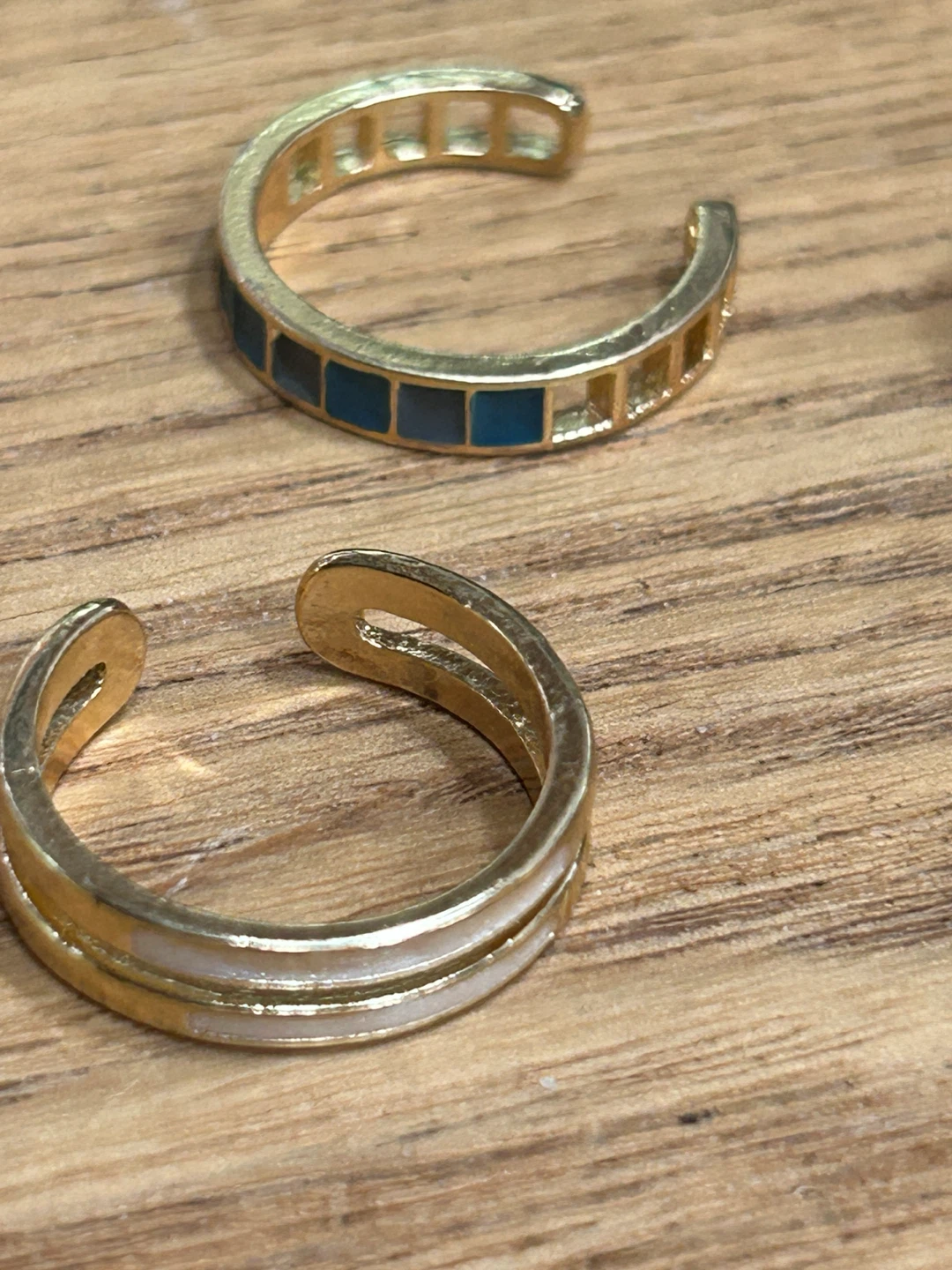 Elegant fashionable sustainable ring set