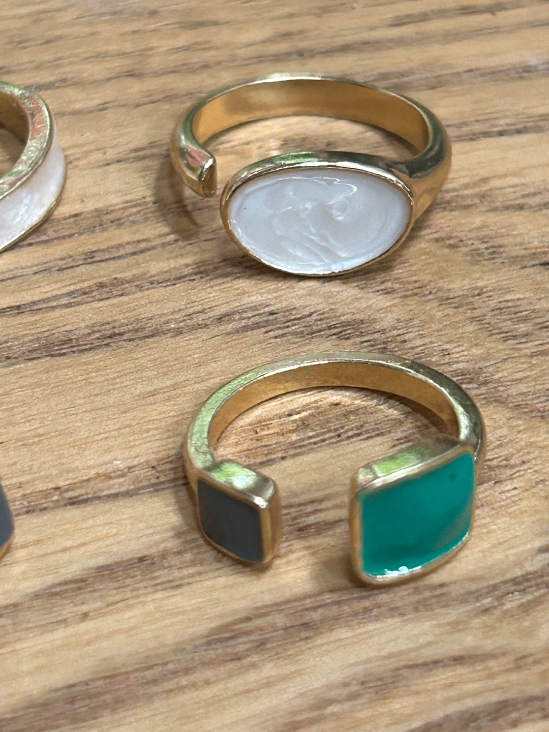 Elegant fashionable sustainable ring set - photo 3