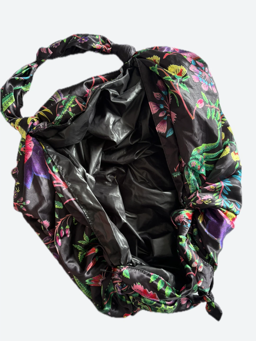 Satin Floral Print Bag - photo 3