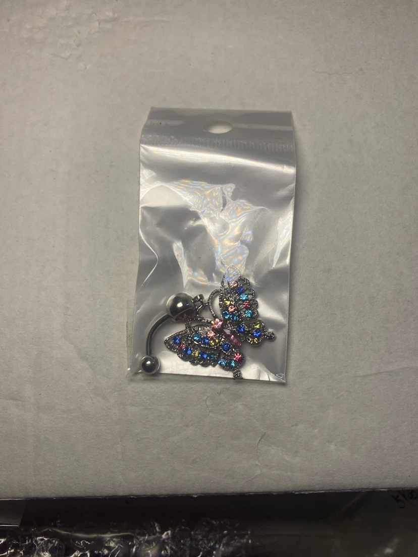 Butterfly Belly Button Ring