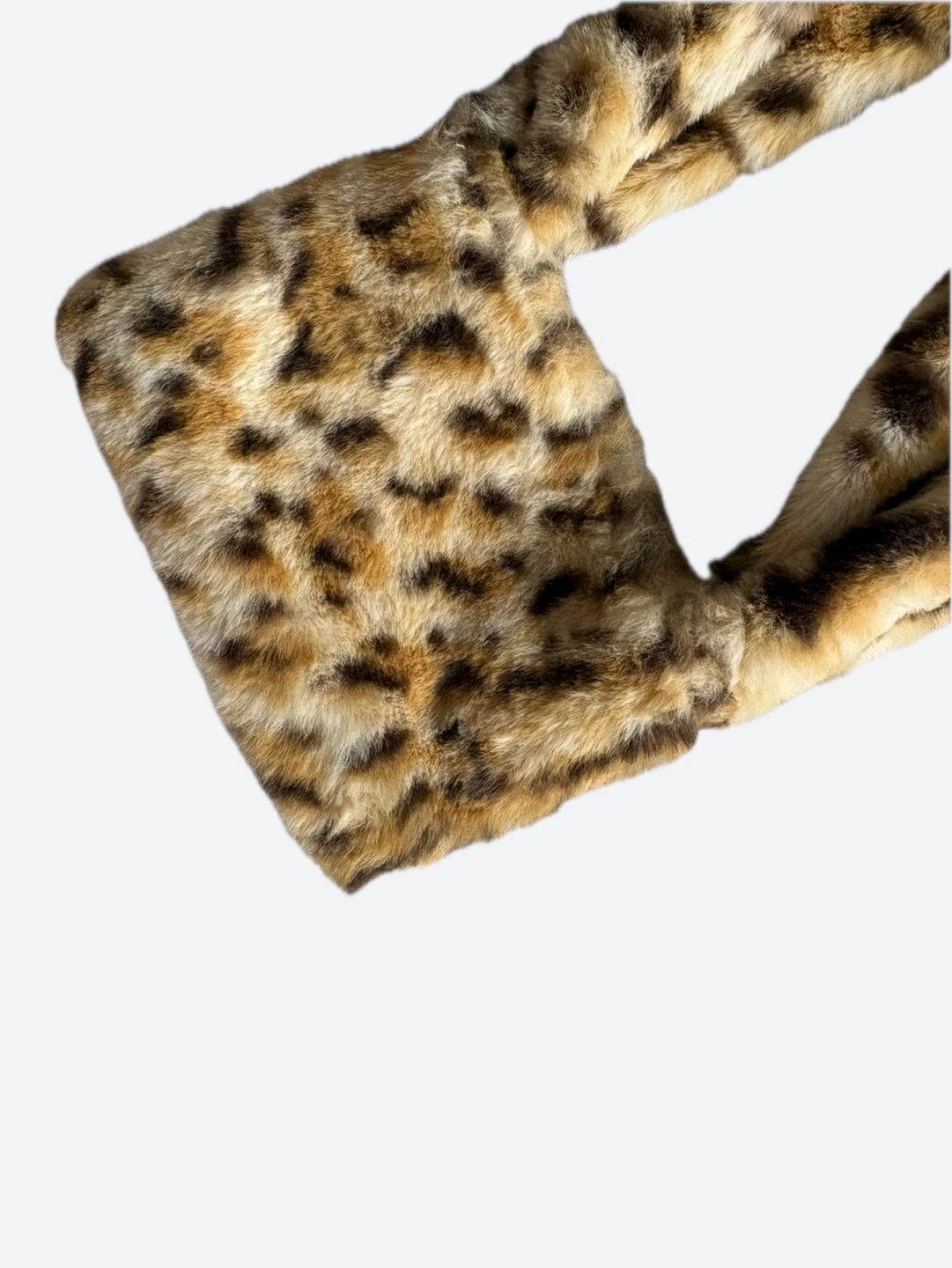 Leopard Print Faux Fur Shoulder Bag - photo 2