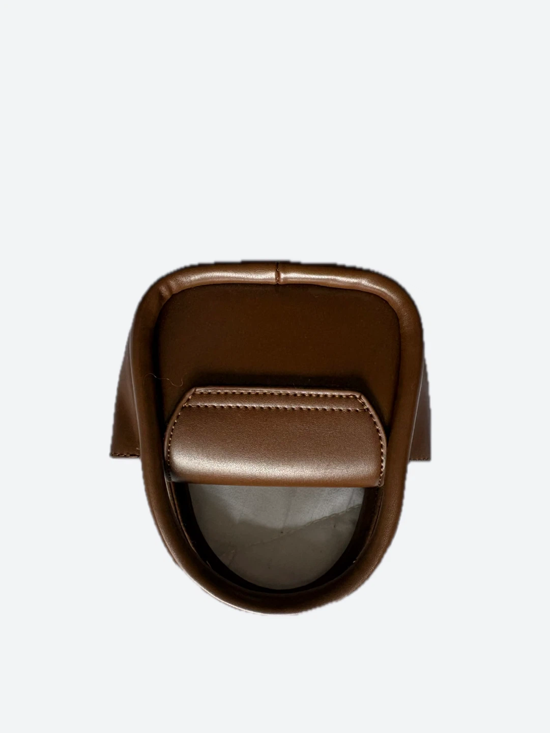 Brown Mini Handbag with Strap - photo 2