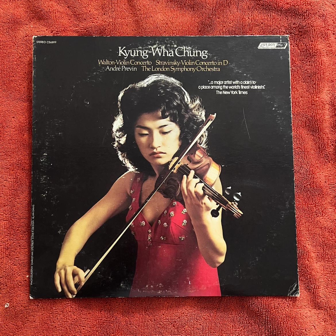 Kyung-Wha Chung Violin Concerto Vinyl Record