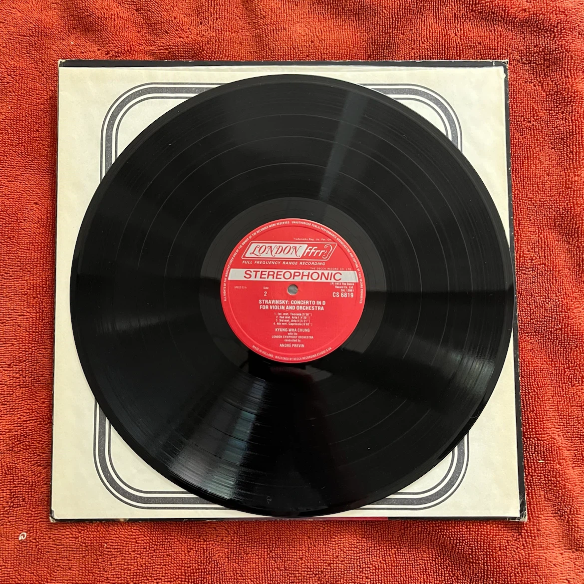 Kyung-Wha Chung Violin Concerto Vinyl Record - photo 2