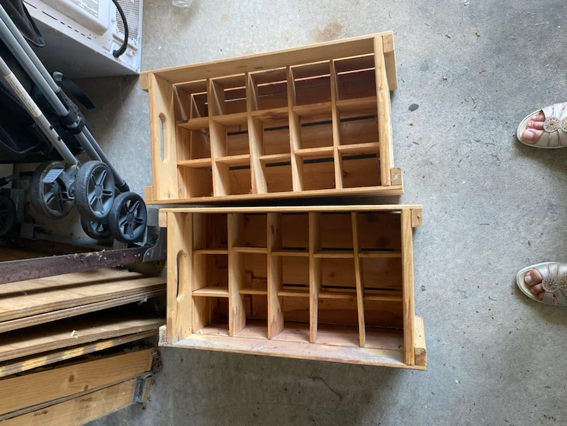The Fermented Grape Wooden Crates (Set of 2)