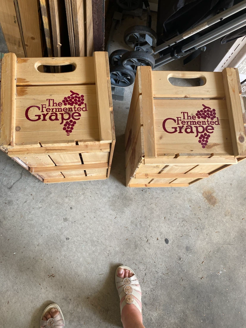 The Fermented Grape Wooden Crates (Set of 2) - photo 2