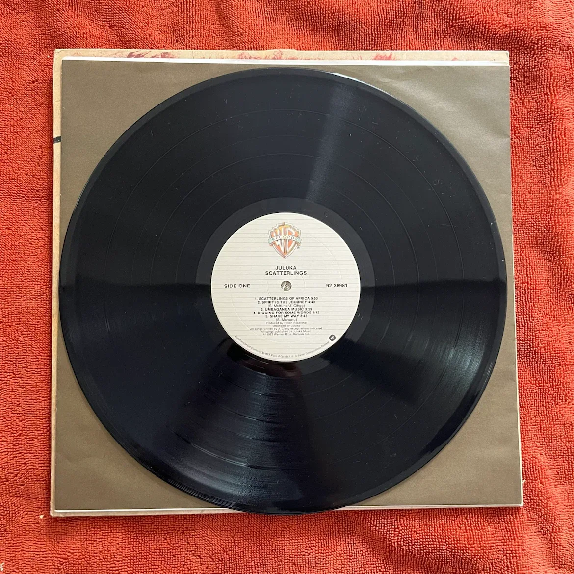 Juluka Scatterlings Vinyl Record - photo 2