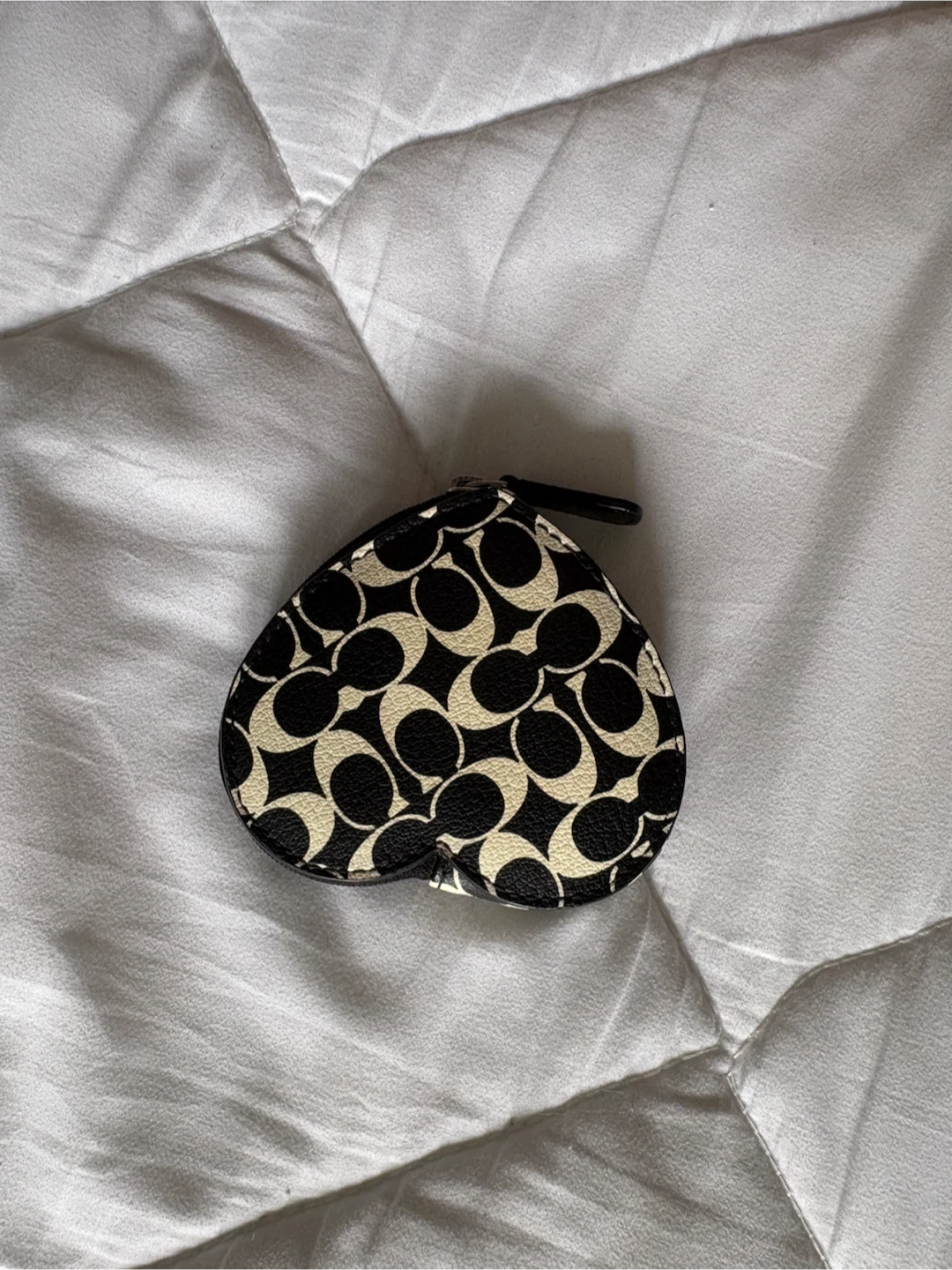 Coach Heart Shaped Coin Purse