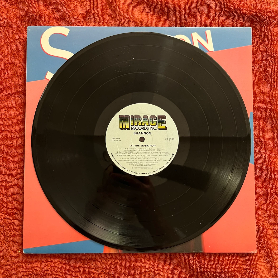 Shannon Let The Music Play Vinyl Record - photo 2