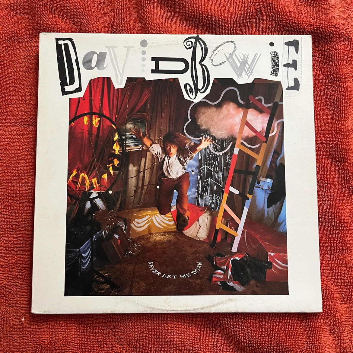 David Bowie Never Let Me Down Vinyl Record