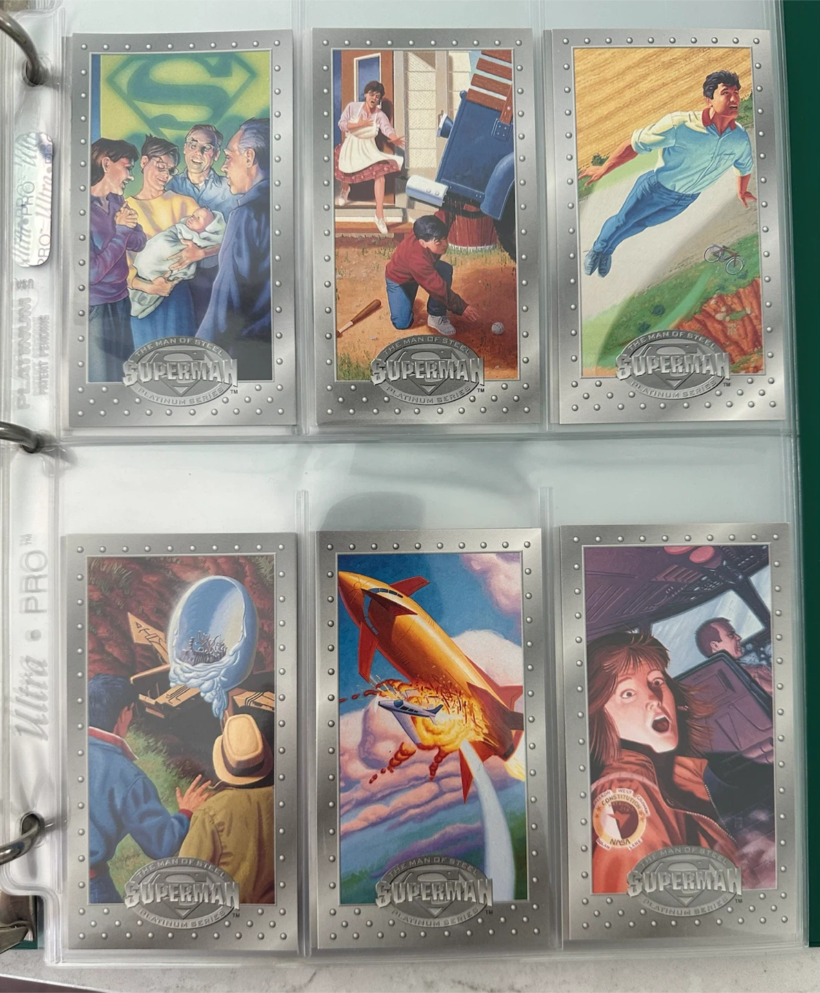The Man of Steel Platinum Series Superman Trading Cards - photo 3