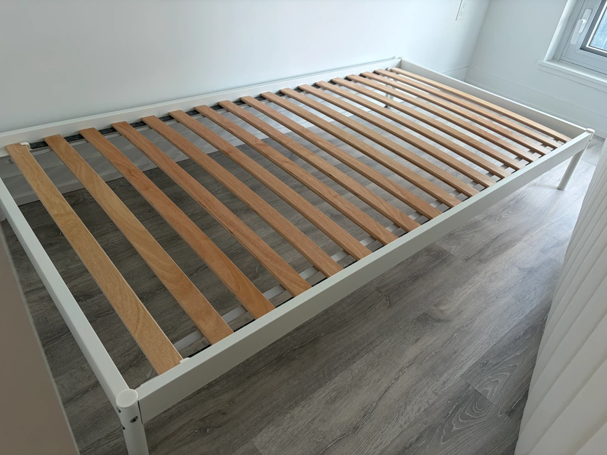 IKEA VEVELSTAD Twin Bed Frame – White