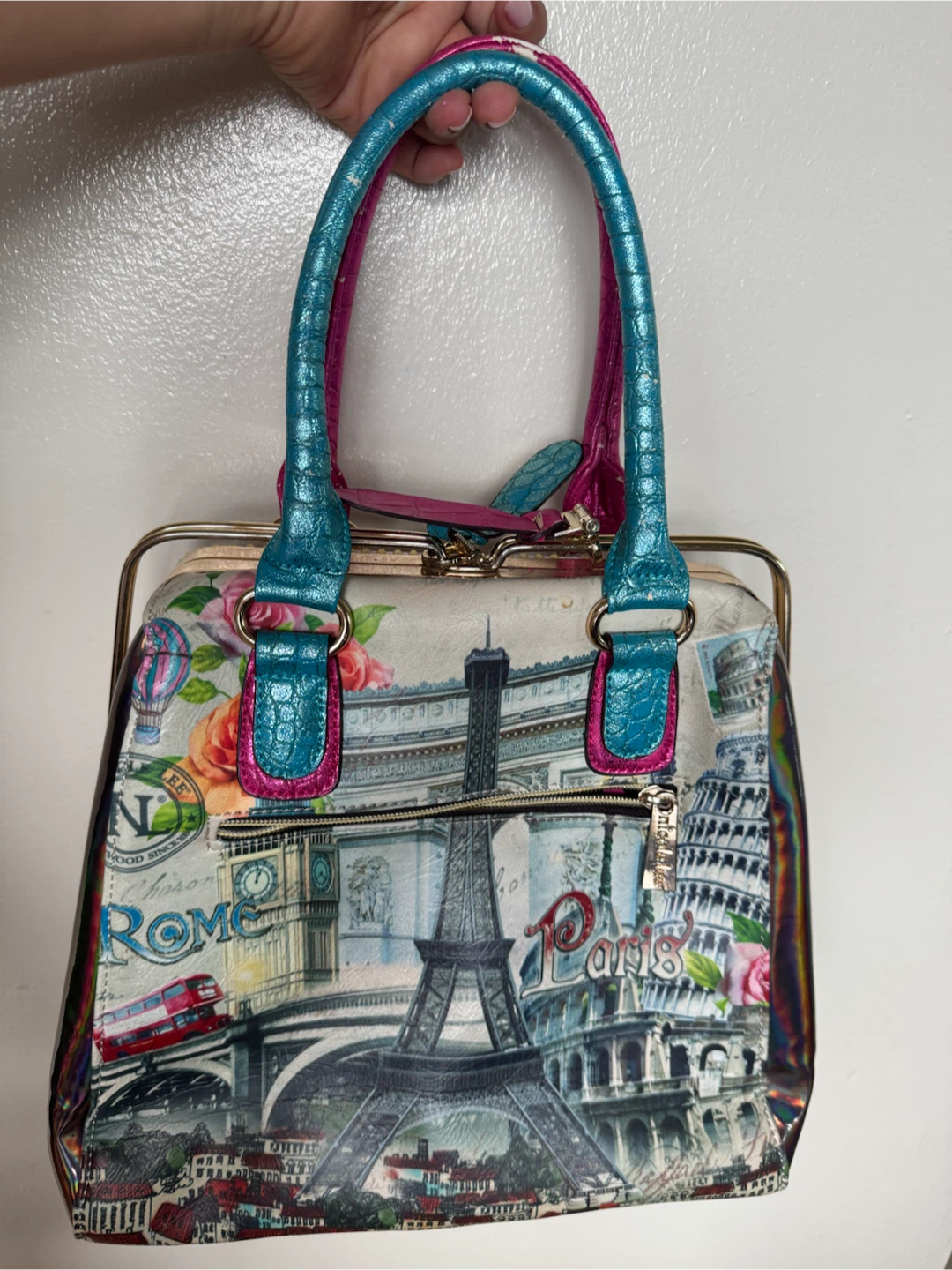 Nicole Lee USA "Paris & Rome" Satchel Handbag - photo 2