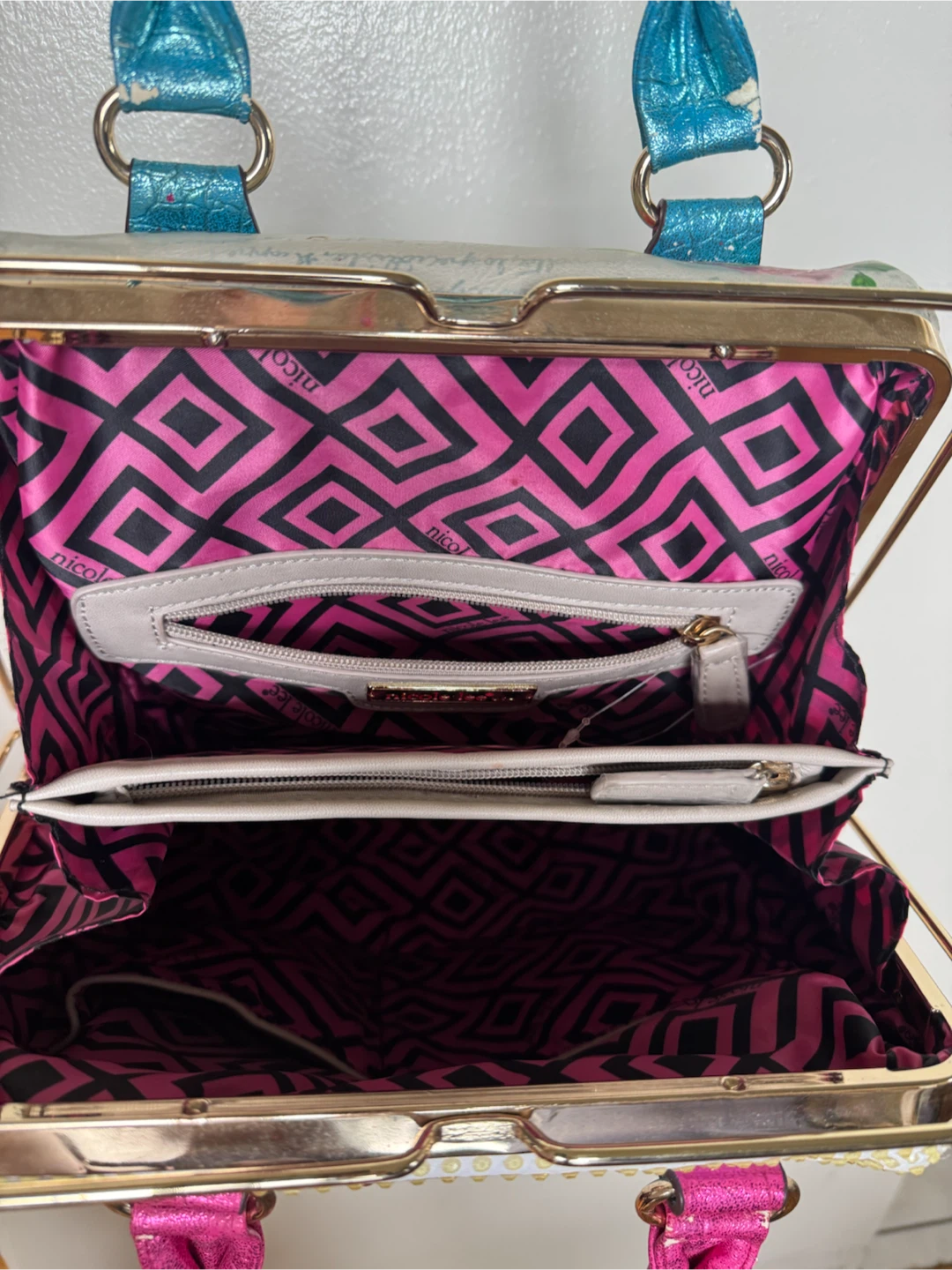 Nicole Lee USA "Paris & Rome" Satchel Handbag - photo 4