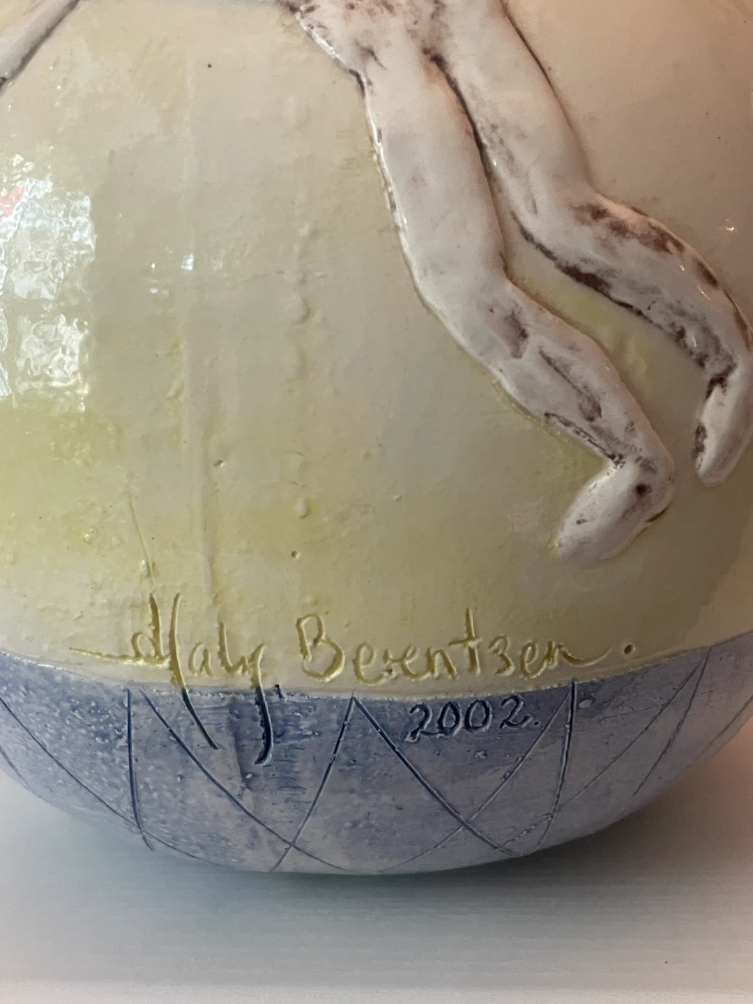 Signed Studio Pottery Vase, 2002 - photo 5