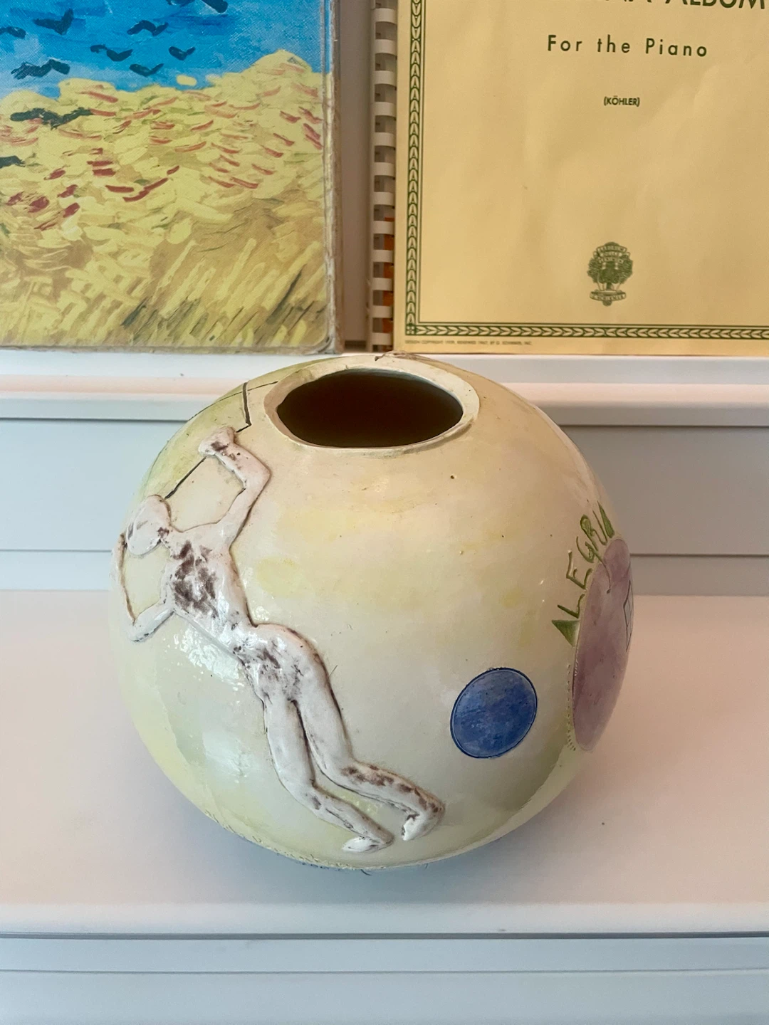 Signed Studio Pottery Vase, 2002 - photo 4