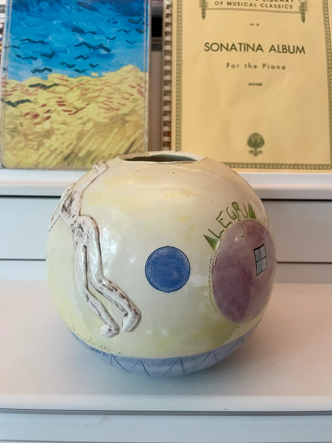 Signed Studio Pottery Vase, 2002