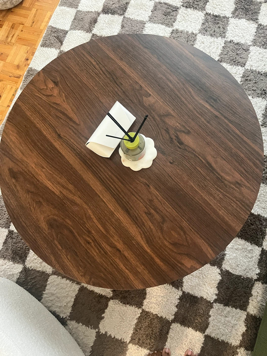 Round Wood Coffee Table