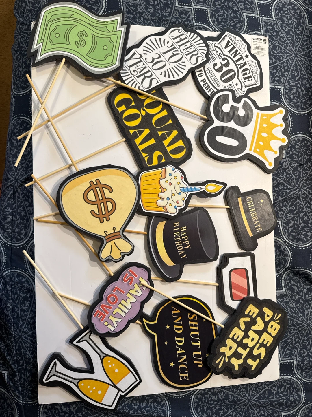 HOMEMADE Birthday Photo Booth Props