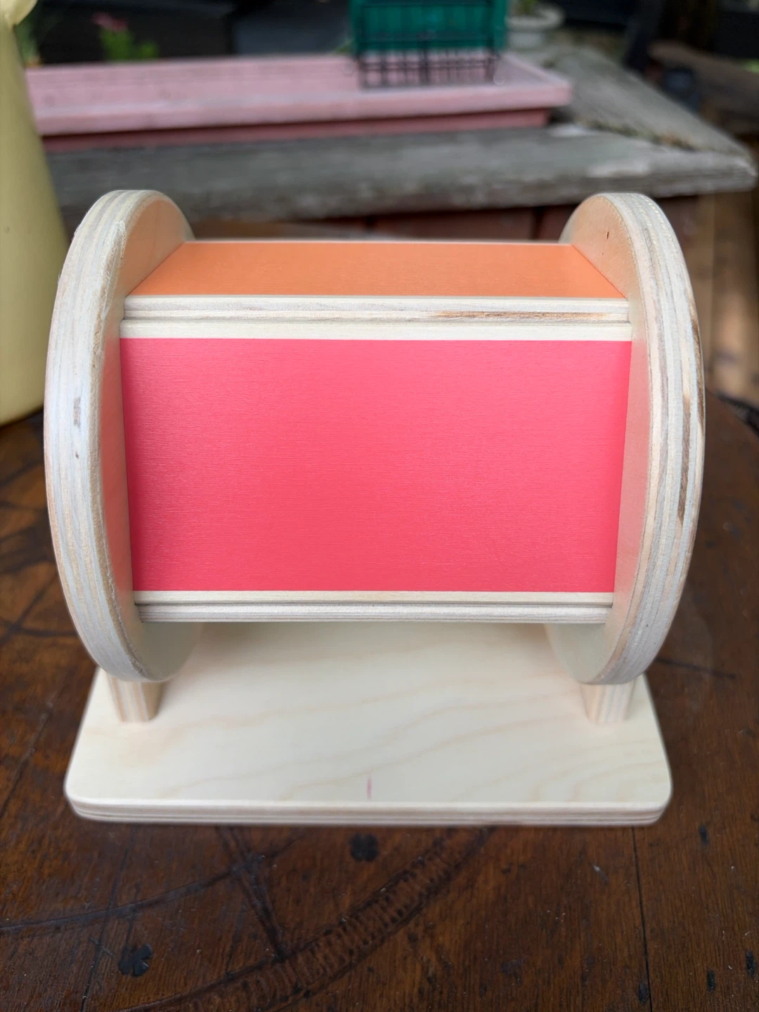 Lovevery Wooden Rainbow Spinner Wheel Toy - photo 2