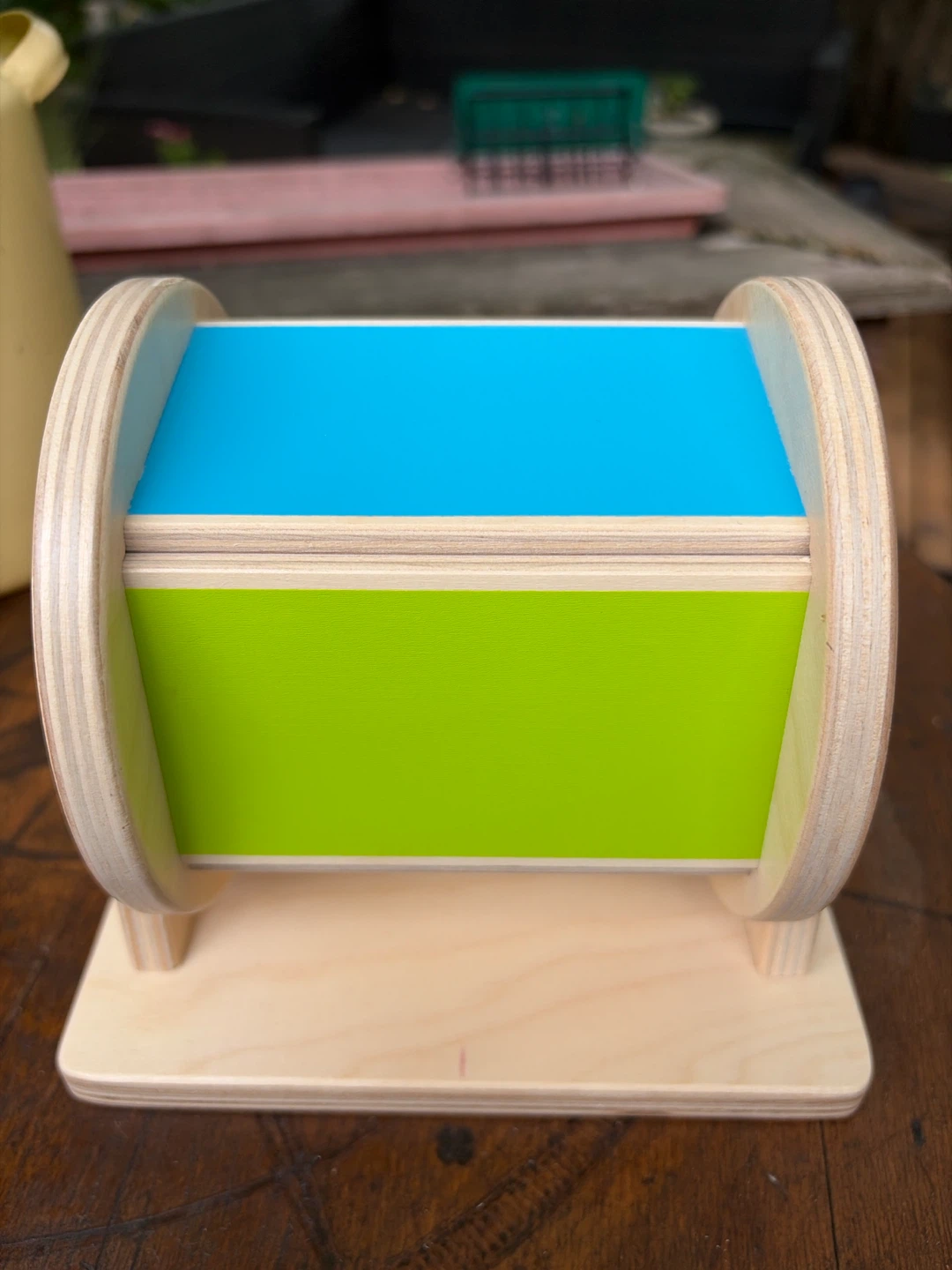 Lovevery Wooden Rainbow Spinner Wheel Toy - photo 3
