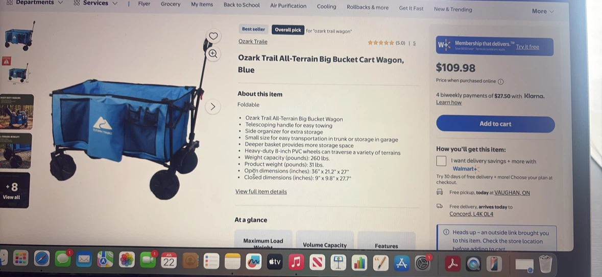 Wagon Cart Foldable - photo 4