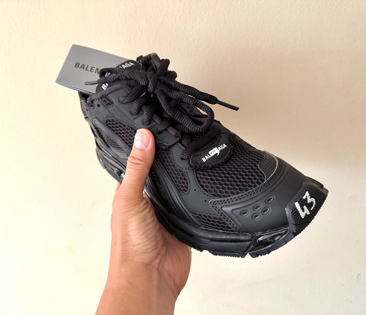 Balenciaga Runner Sneakers - Black - Size 43 - photo 3