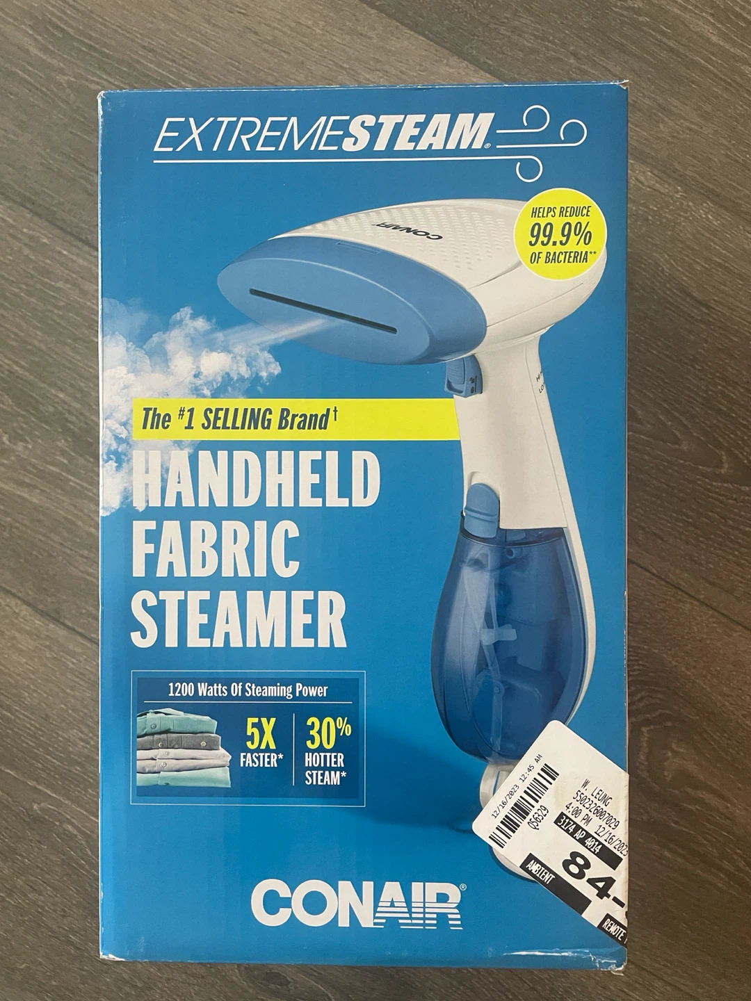 🏡 Moving Out Sale – Conair Handheld Fabric Steamer (1200W)👔