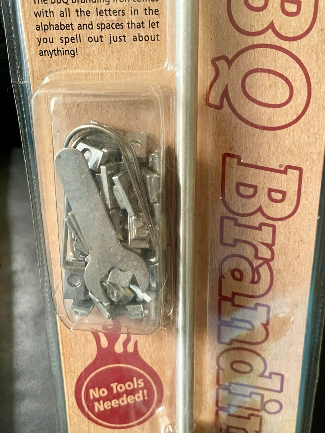 BarbuzzO BBQ Branding Iron with Changeable Letters - photo 4