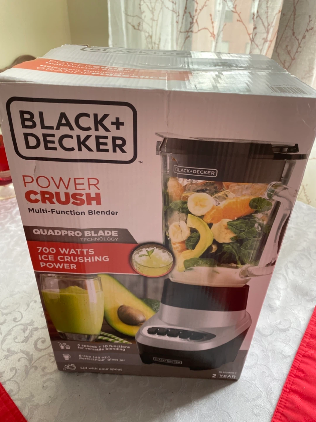 Black+Decker 12-Speed Blender 15.5" - Black/Silver