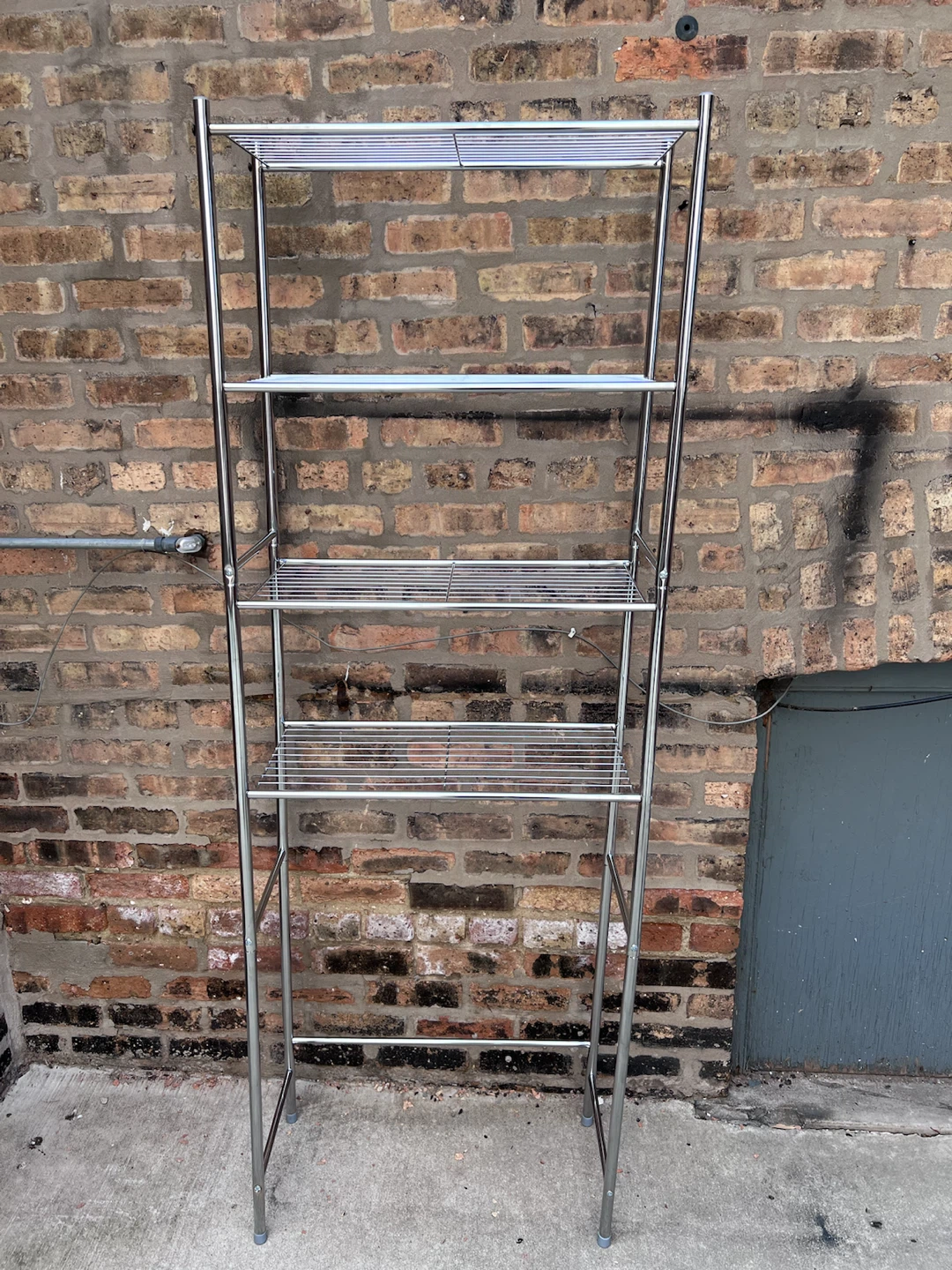 Chrome Over-the-Toilet Shelf Unit
