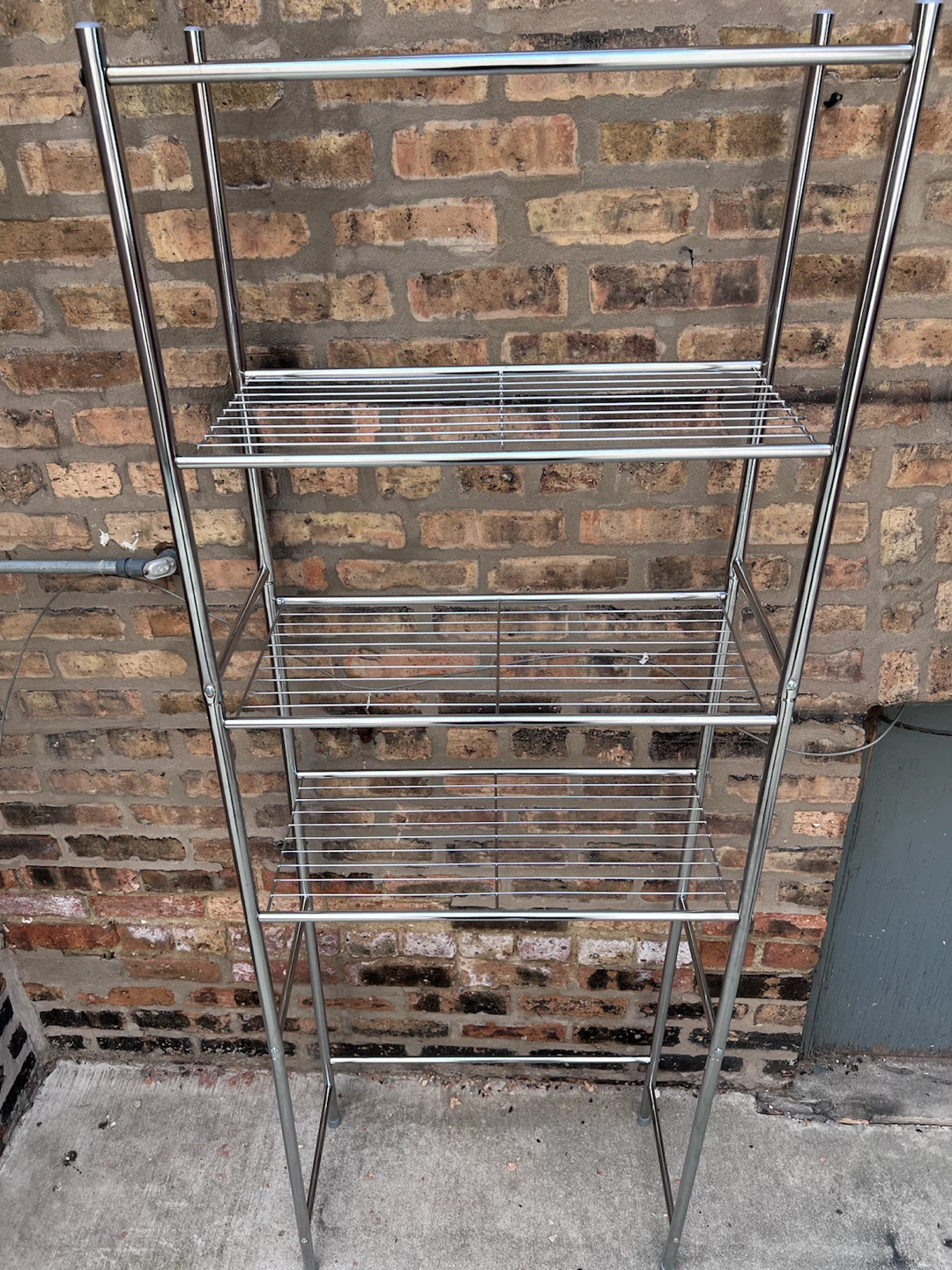 Chrome Over-the-Toilet Shelf Unit - photo 2