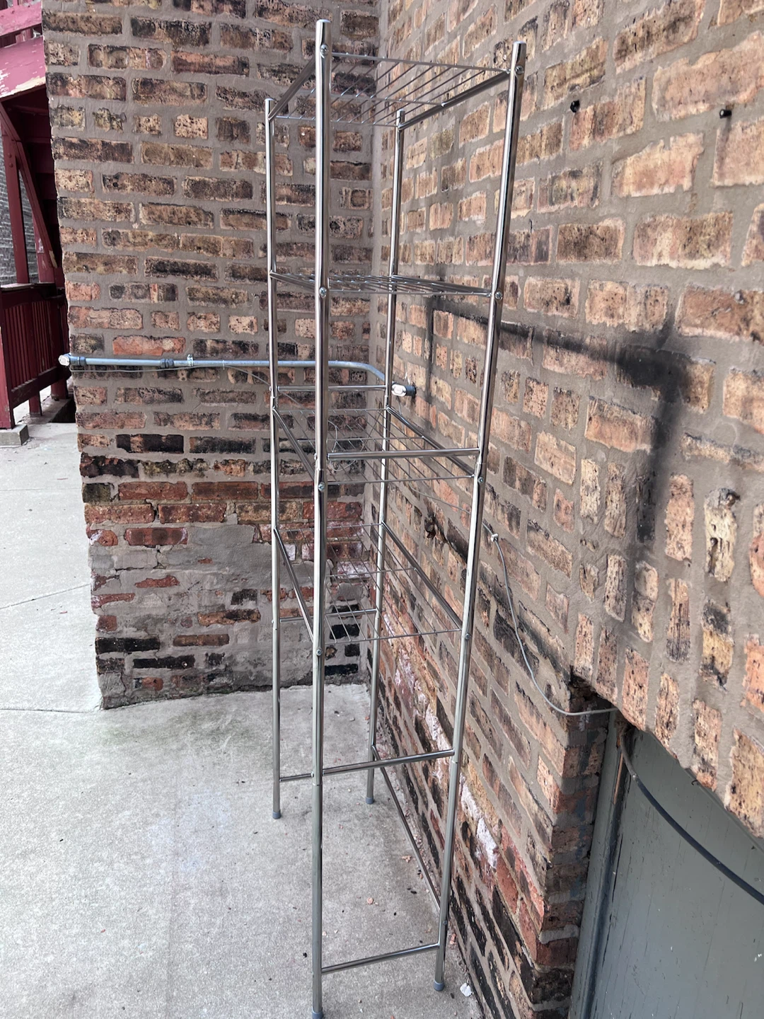 Chrome Over-the-Toilet Shelf Unit - photo 3
