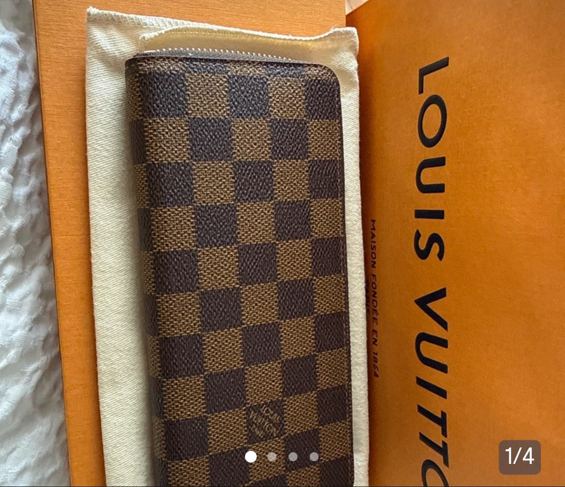 Louis Vuitton Damier Ebene Zippy Organizer Wallet