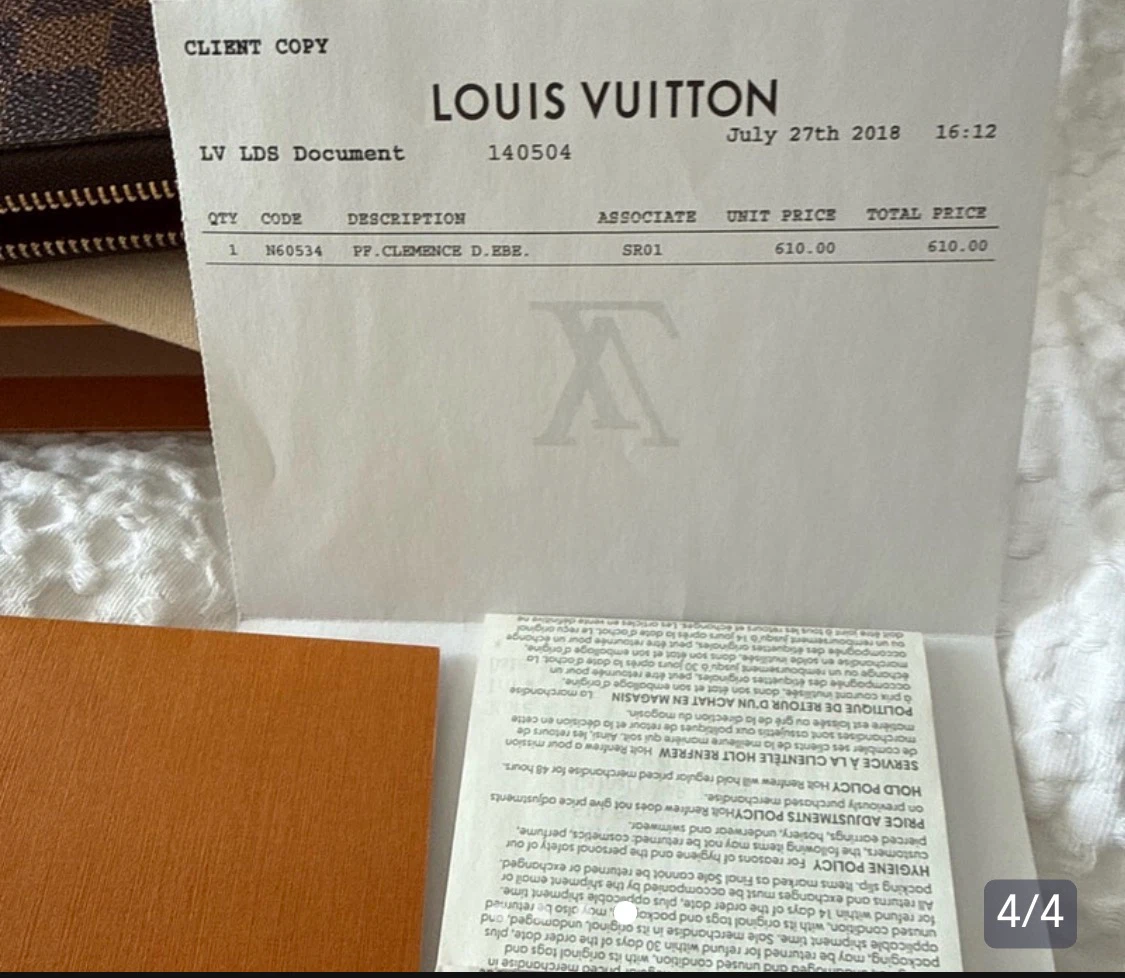 Louis Vuitton Damier Ebene Zippy Organizer Wallet - photo 4