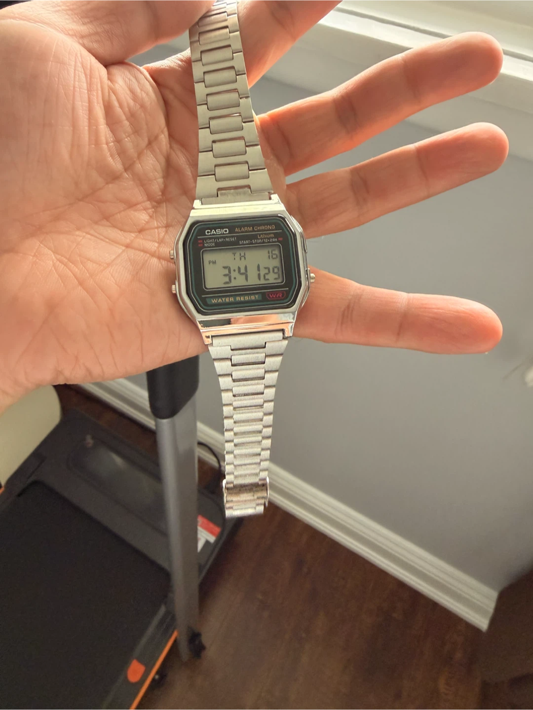 Casio A158W Digital Watch, Alarm, Stop Watch (No box)