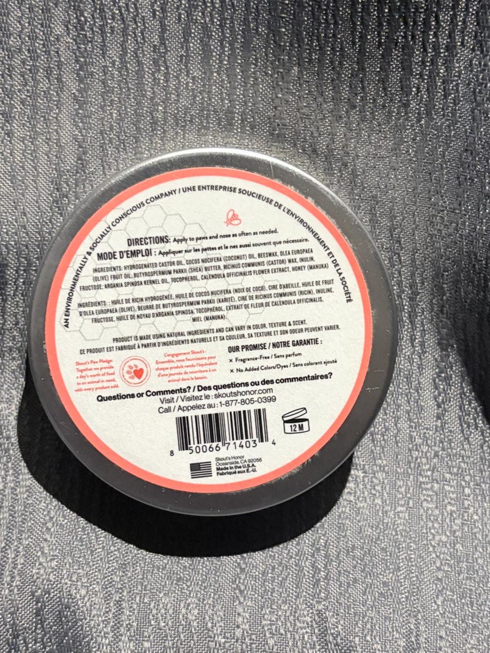 Skout's Honor Moisturizing Pet Balm 59 ml - photo 2
