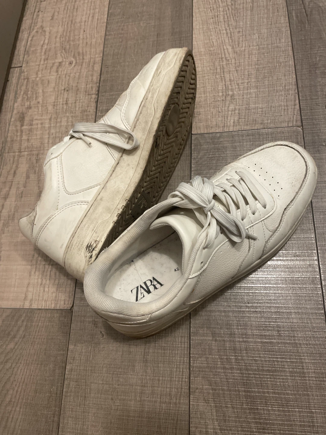 ZARA White Sneakers Size 42 - photo 2