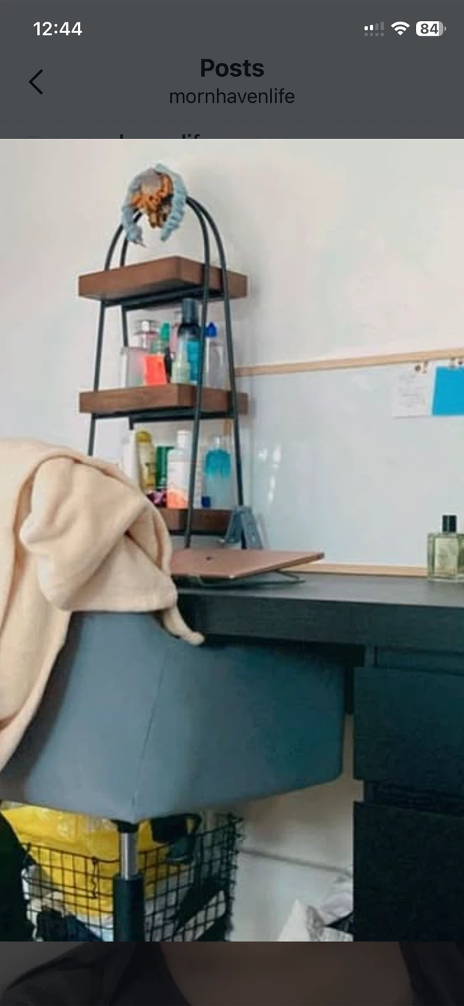 3-Tier Metal and Wood Shelf - photo 4