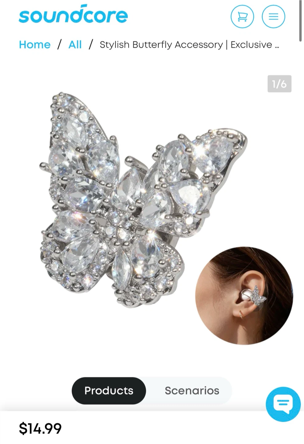 NEW Soundcore Butterfly earbud Accessory - photo 2