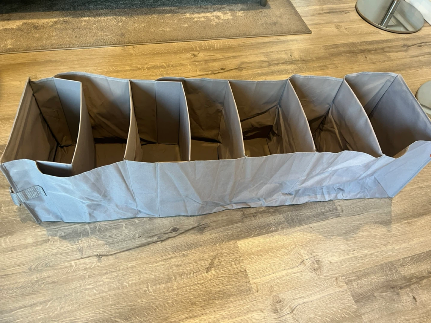 Grey Hanging Storage Organizer with 6 Cubbies - photo 3