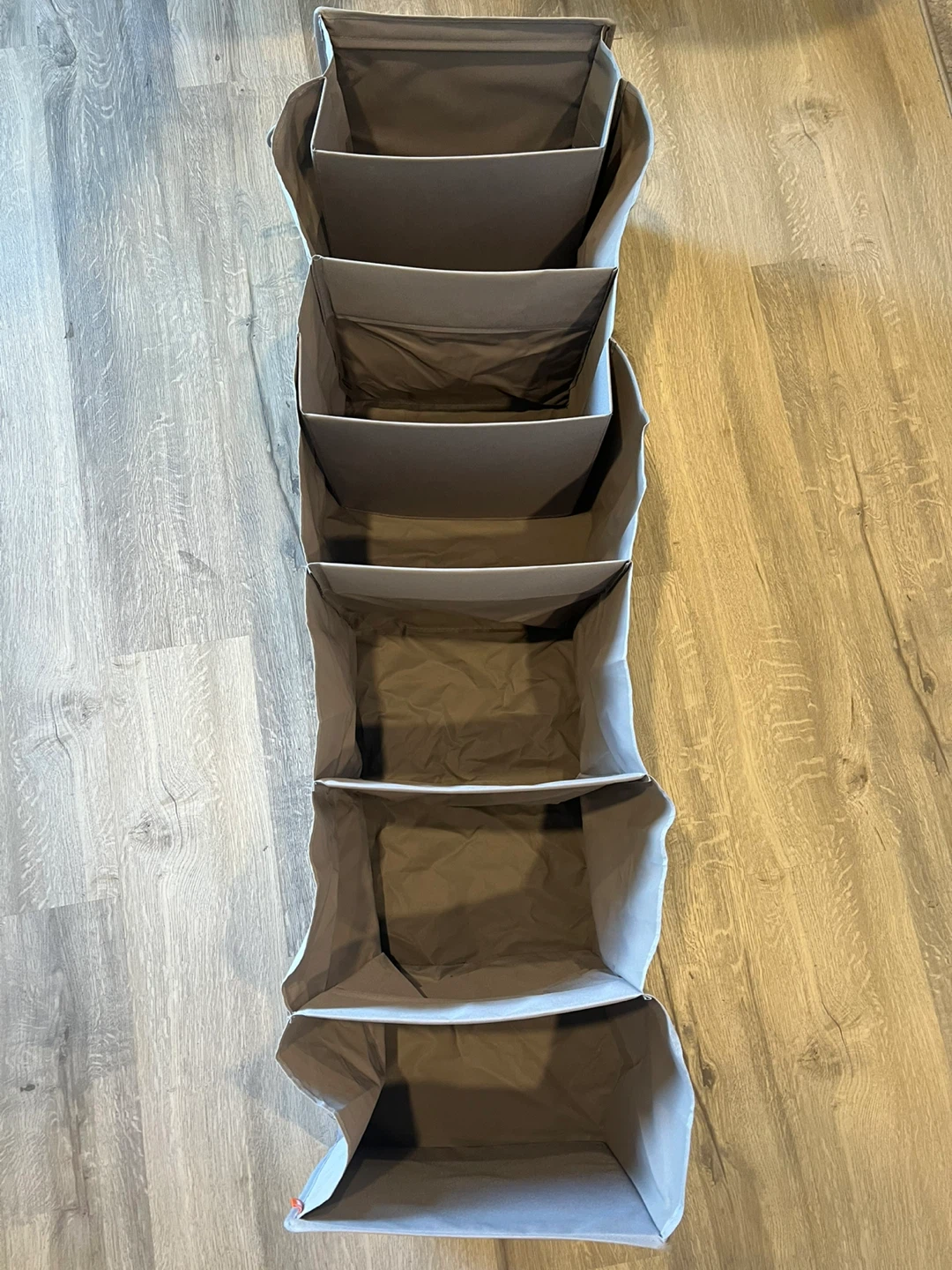 Grey Hanging Storage Organizer with 6 Cubbies - photo 4