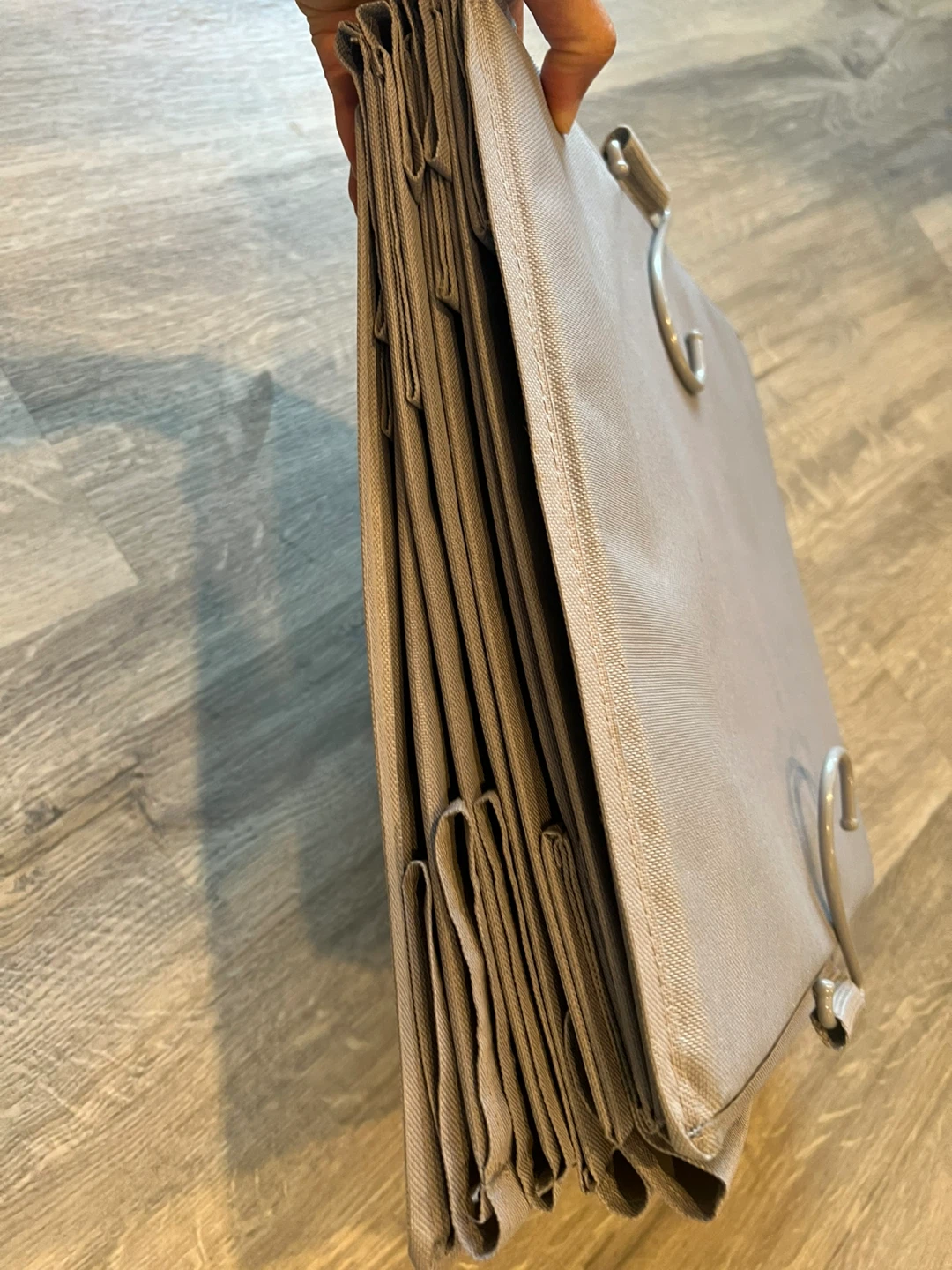 Grey Hanging Storage Organizer with 6 Cubbies - photo 2