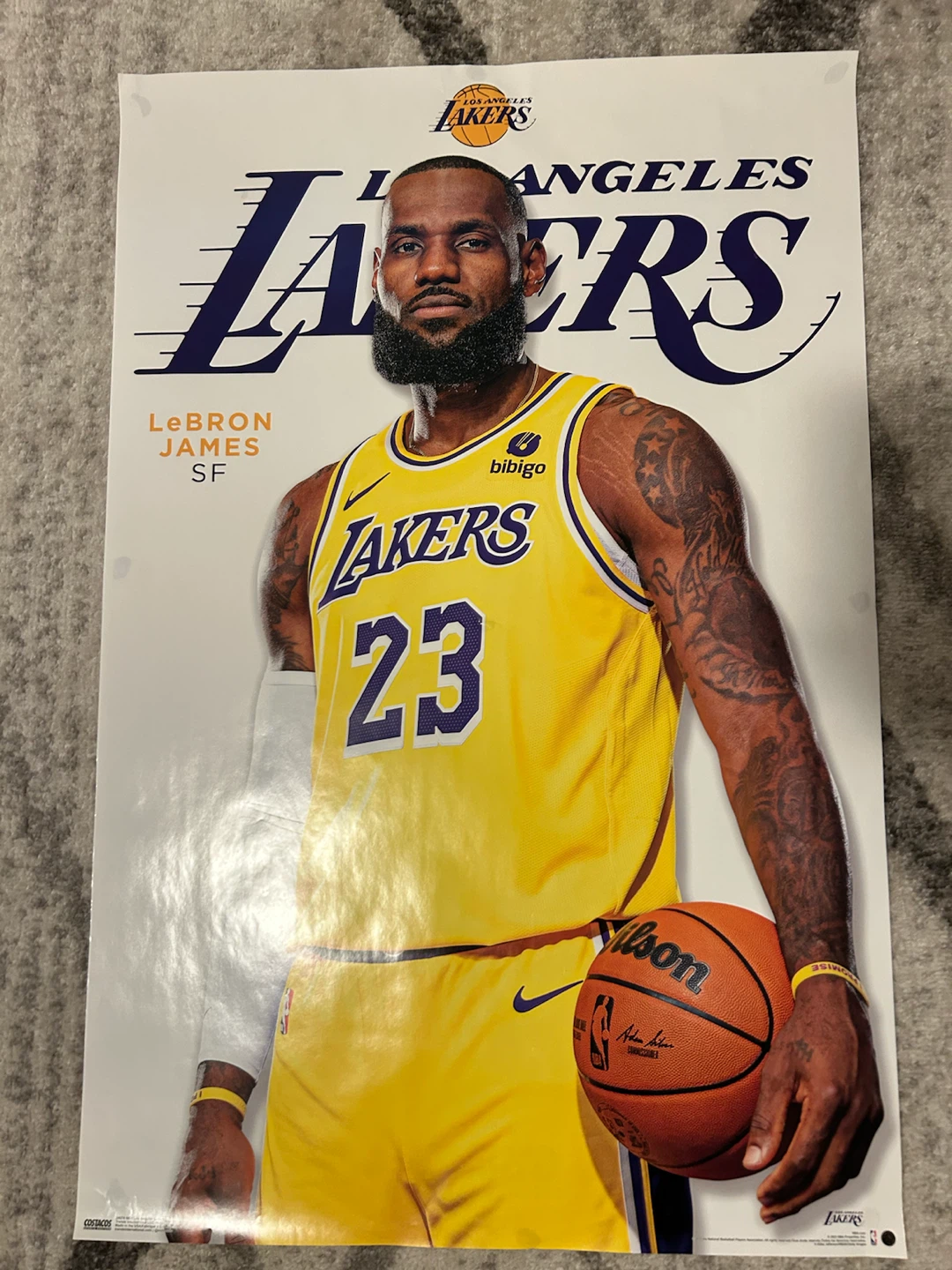 Los Angeles Lakers Lebron James Poster