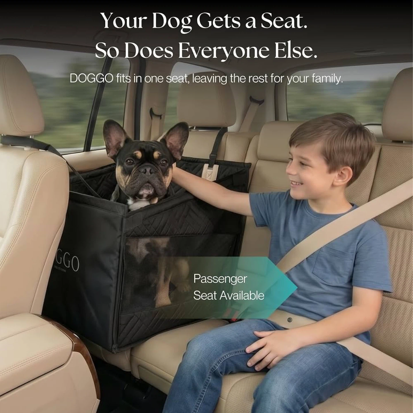 Doggo Dog Car Seat for Small & Medium Dogs - photo 5