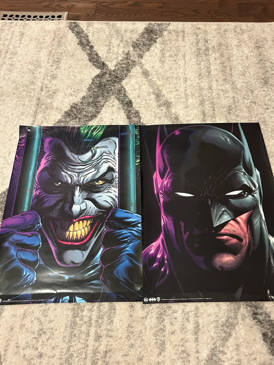 Batman and Joker DC Comics Poster Set
