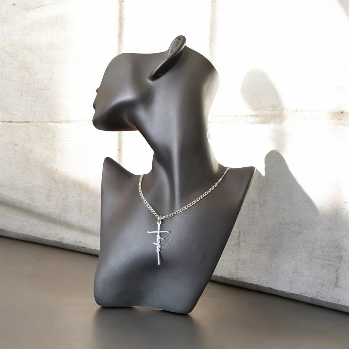 Hope Cross Pendant Necklace