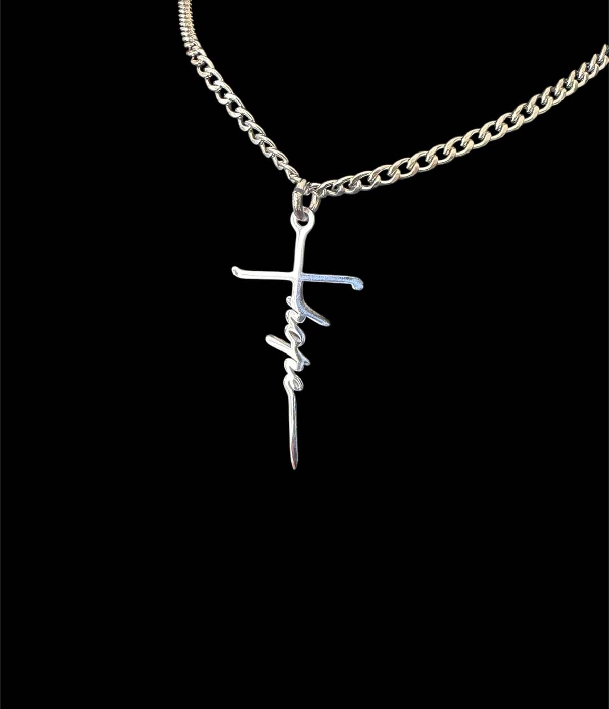 Hope Cross Pendant Necklace - photo 2