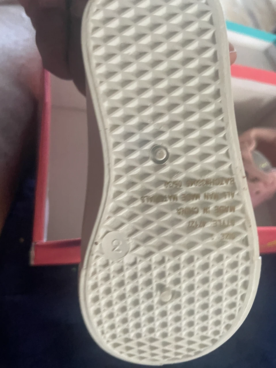 Pink Sneakers with Heart Detail - Size 3 - photo 3